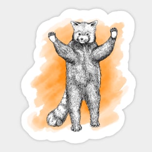 Red panda Sticker